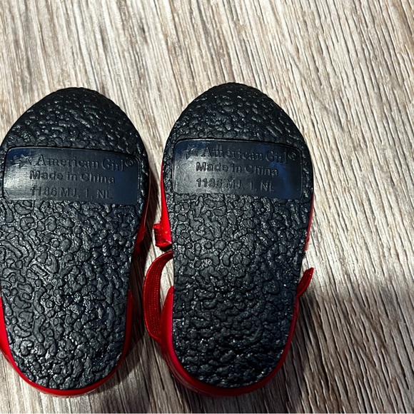 American Girl x Janie and Jack Rose Bow Flats for 18-inch Dolls - Picture 2 of 3